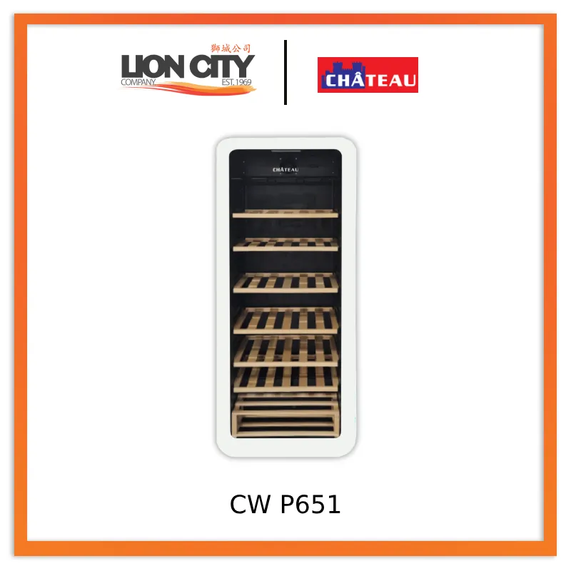 Chateau CW P651 65 Bottles Wine Chiller