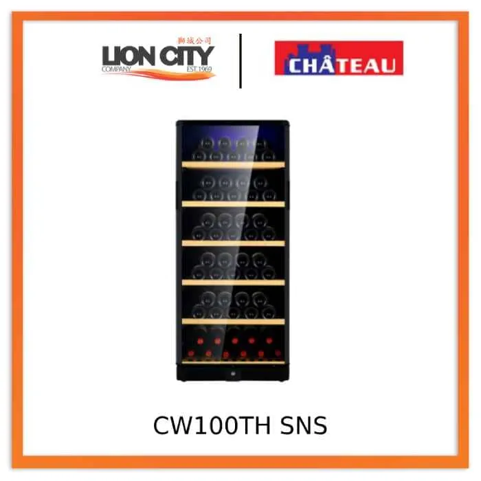 Chateau CW100TH SNS 120 Bottles Wine Cooler CW 100TH SNS