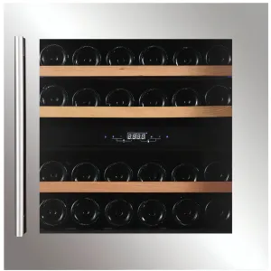 CLEARANCE - Dunavox SOUL-25 - Dual Zone 25 Bottle - Integrated Wine Cooler - DAVS-25.63DSS