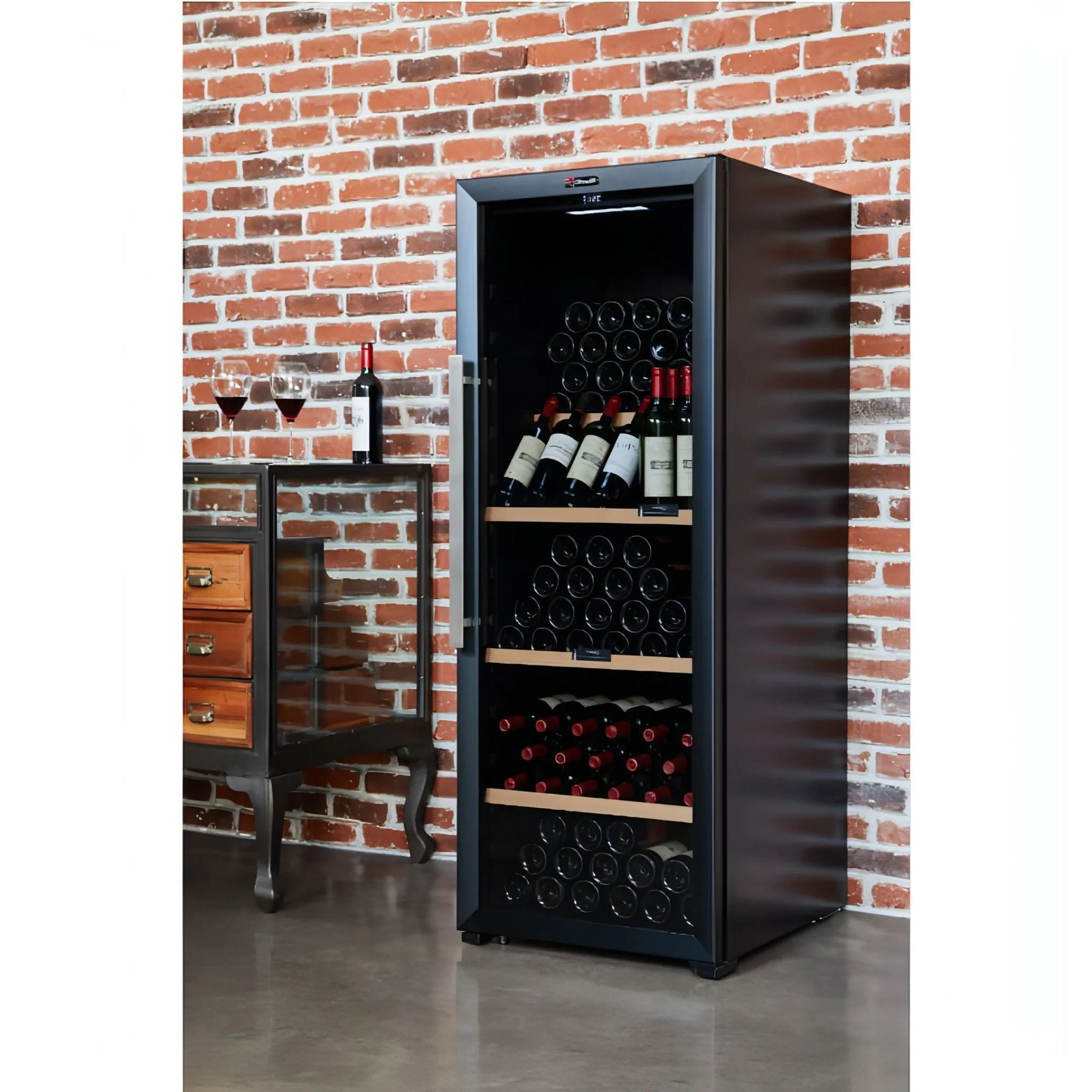 Climadiff - 205 Bottle Freestanding Wine Cabinet CPW204B1