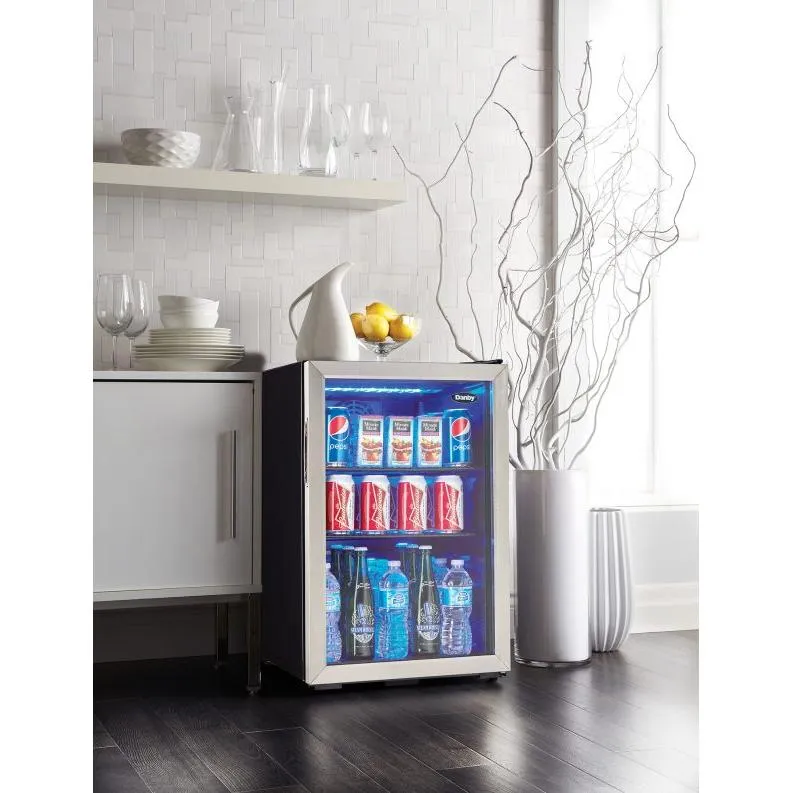 Danby 2.6 cu. ft. Freestanding Beverage Center DBC026A1BSSDB