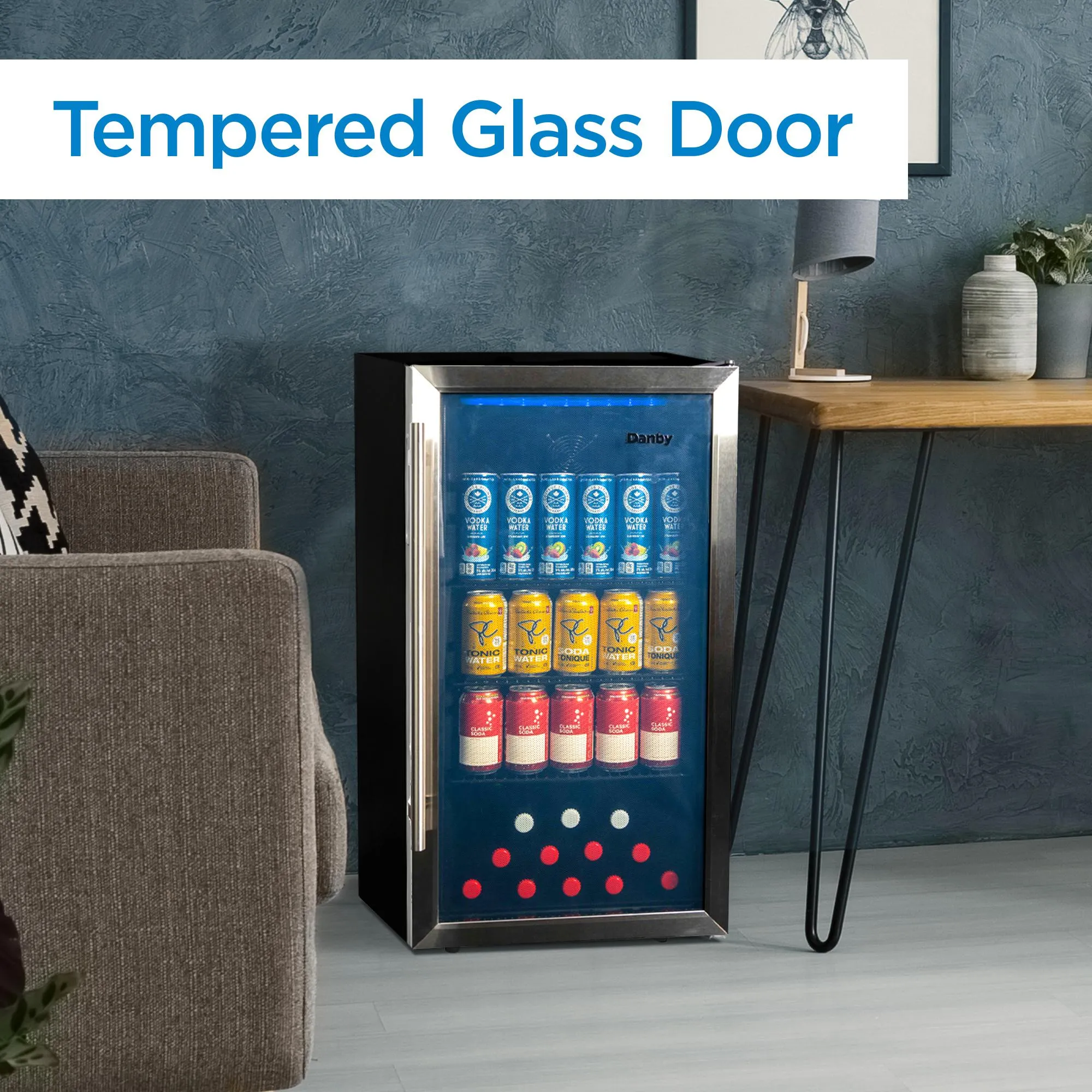 Danby DBC117A2BSSDD6 Danby Designer 117 (355Ml) Can Capacity Beverage Center
