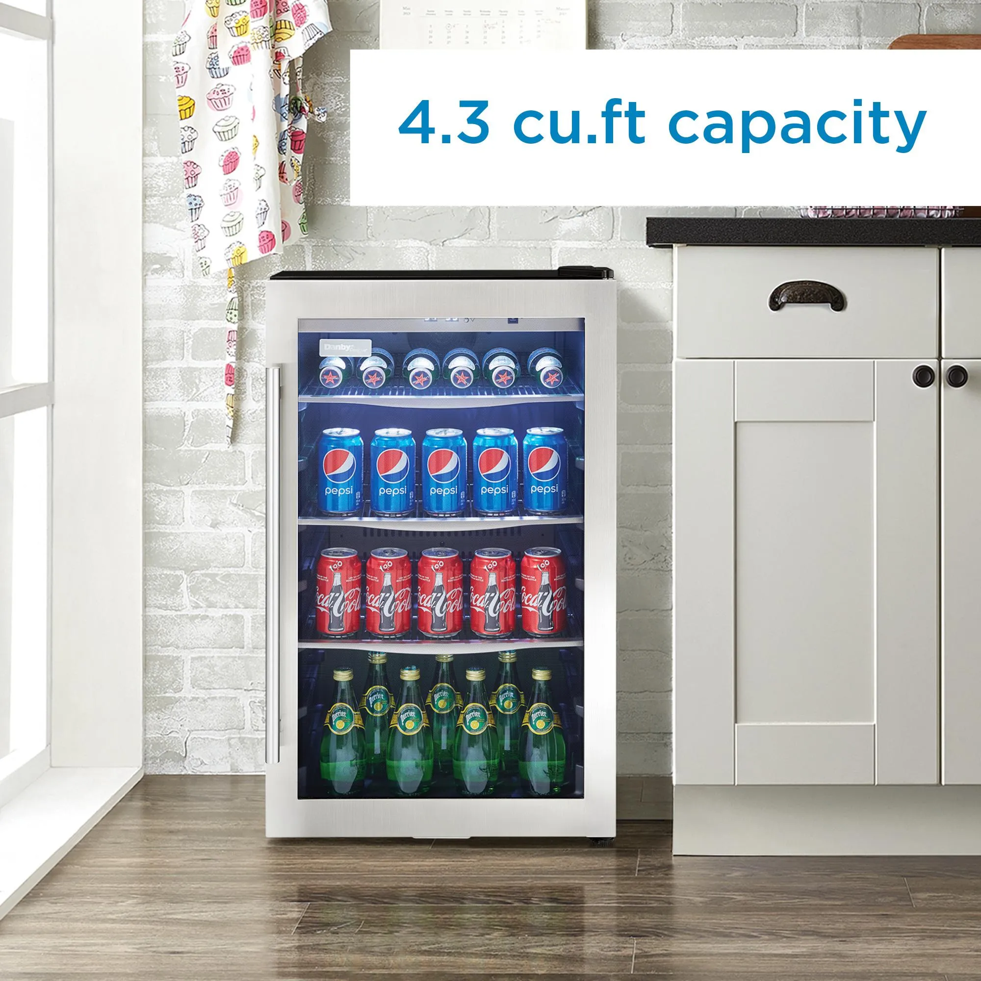 Danby DBC434A1BSSDD Danby Designer 124 (355Ml) Can Capacity Beverage Center