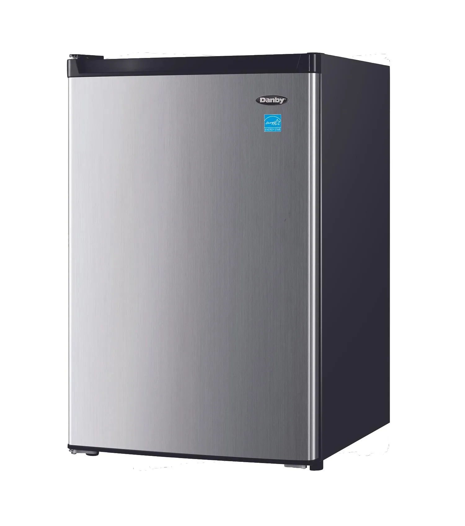 Danby DCR045B1BSLDB Danby 4.5 Cu. Ft. Compact Fridge With True Freezer In Stainless Steel