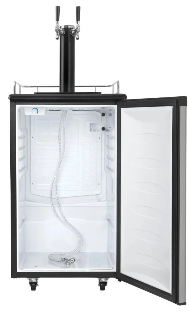 Danby DKC054A1BSL2DB Danby 5.4 Cu. Ft. Dual-Tap Kegerator