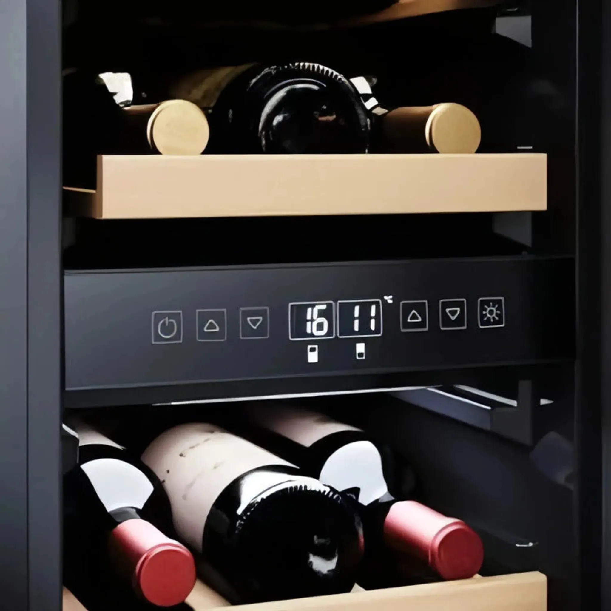 Dometic - 600mm - Built in Dual Zone Wine Fridge - C46B - 46 Bottle