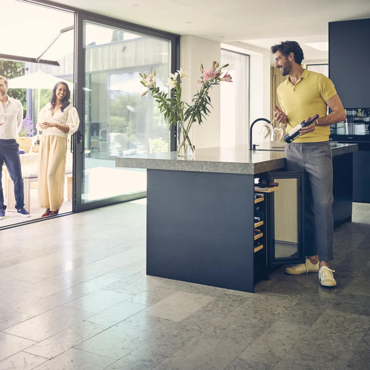Dometic - 600mm - Built in Dual Zone Wine Fridge - D46B - 46 Bottle