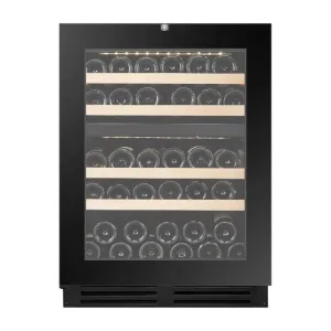 Dunavox FLOW-39.TO - 600mm Dual Zone - 39 Bottle - Built In Undercounter Wine Fridge - DAUF-39.119DB.TO