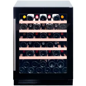 Dunavox FLOW-46 - 600mm - 46 Bottle - Built In Undercounter Wine Fridge - DAUF-46.138B
