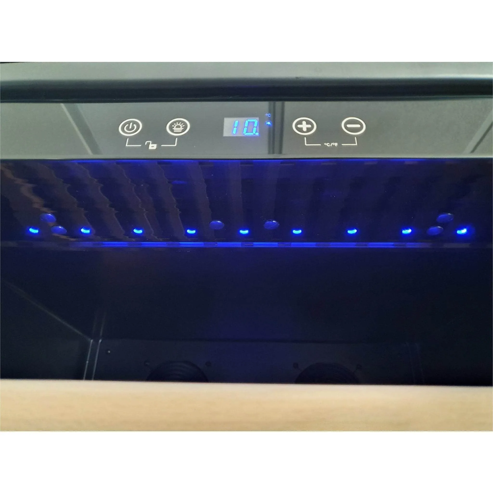 Dunavox GRANDE-194 - 655mm Width - Single Zone 194 Bottle - Built In / Freestanding Wine Cooler - DX-194.490SSK