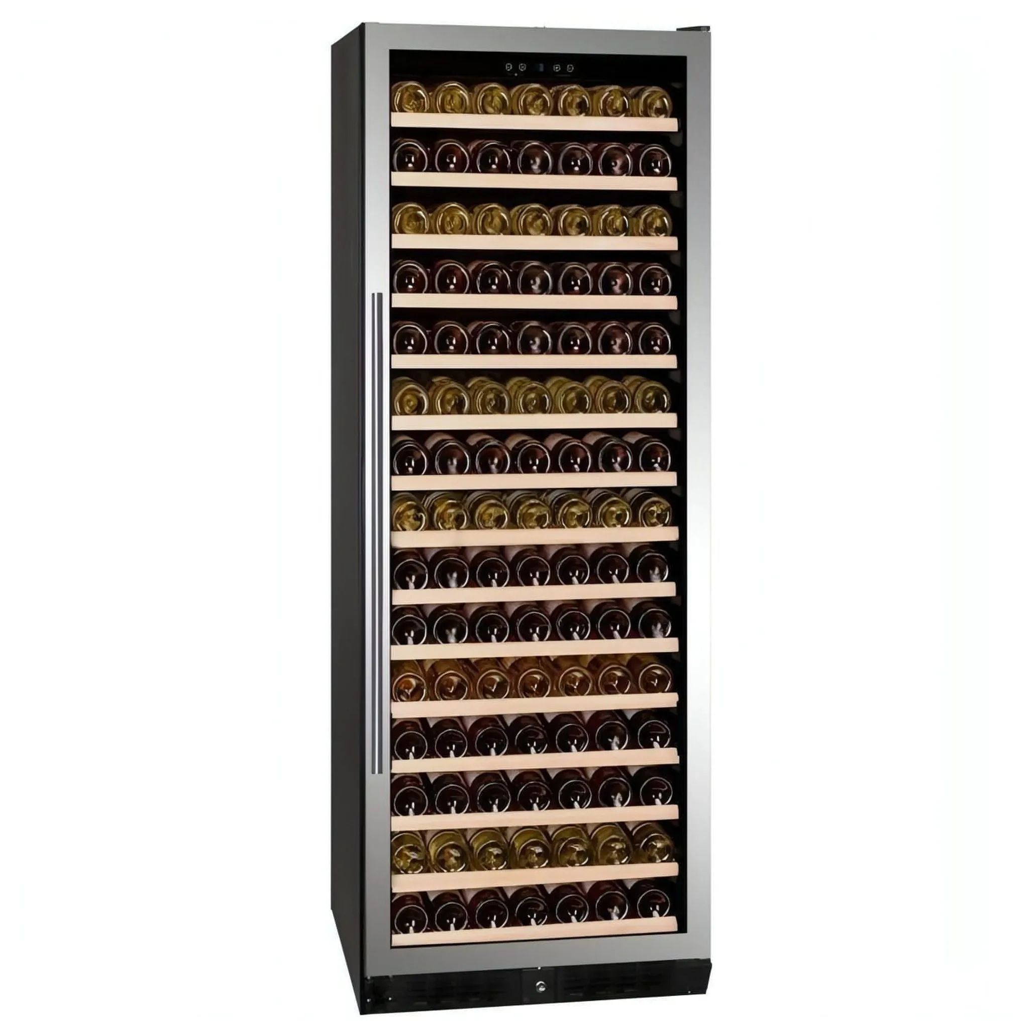 Dunavox GRANDE-194 - 655mm Width - Single Zone 194 Bottle - Built In / Freestanding Wine Cooler - DX-194.490SSK