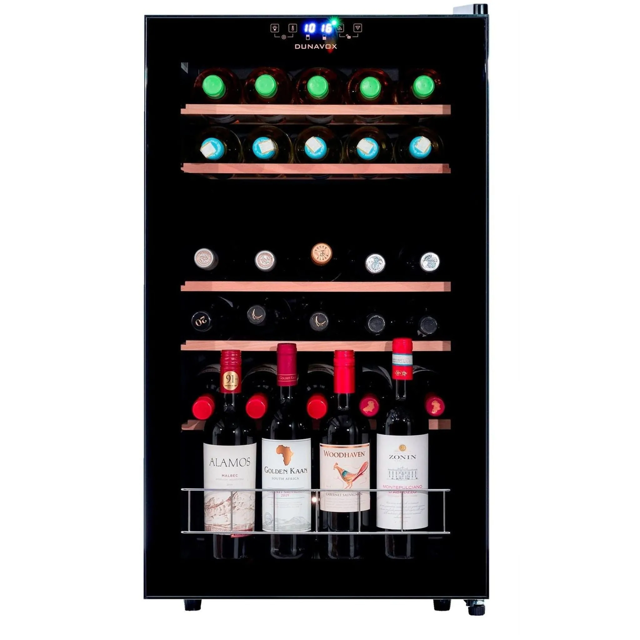 Dunavox HOME-30 - Dual Zone 30 Bottle - Freestanding Wine Cabinet DXFH-30.80