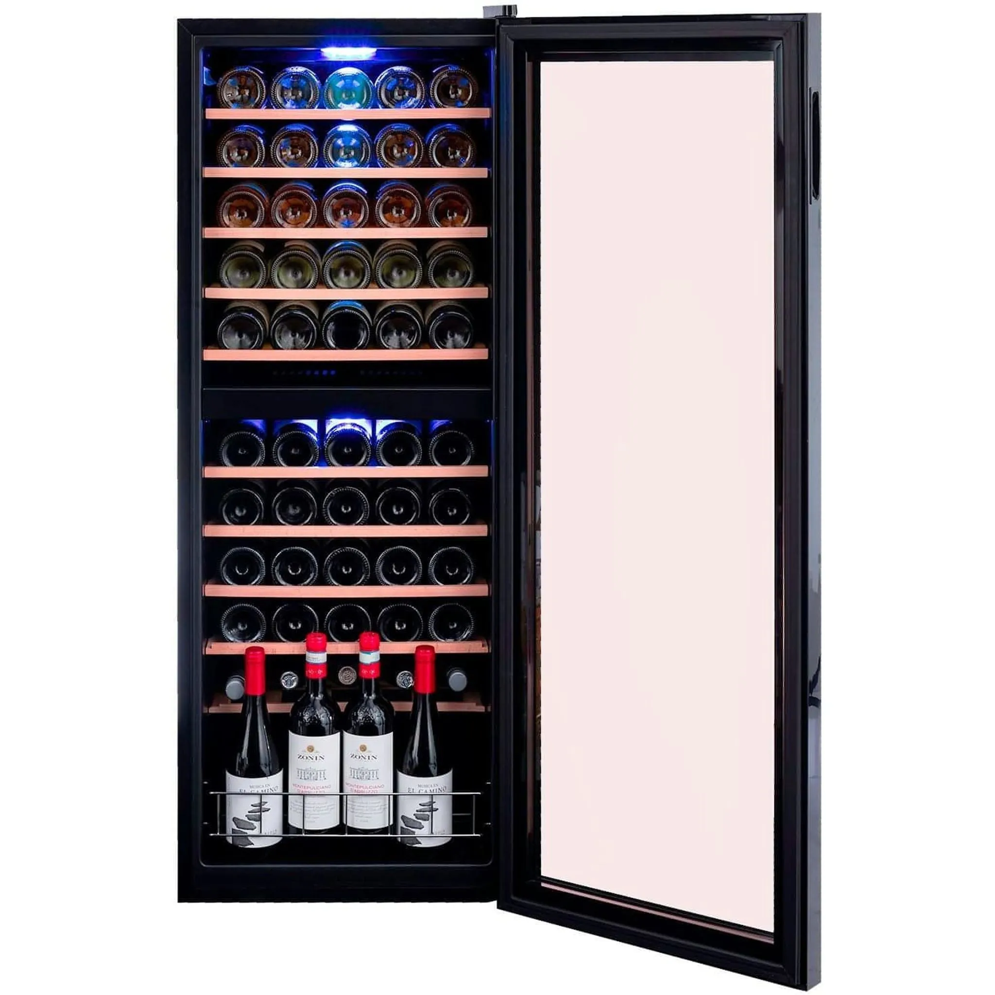 Dunavox HOME-50 - Dual Zone 50 Bottle - Freestanding Wine Cabinet DXFH-50.142