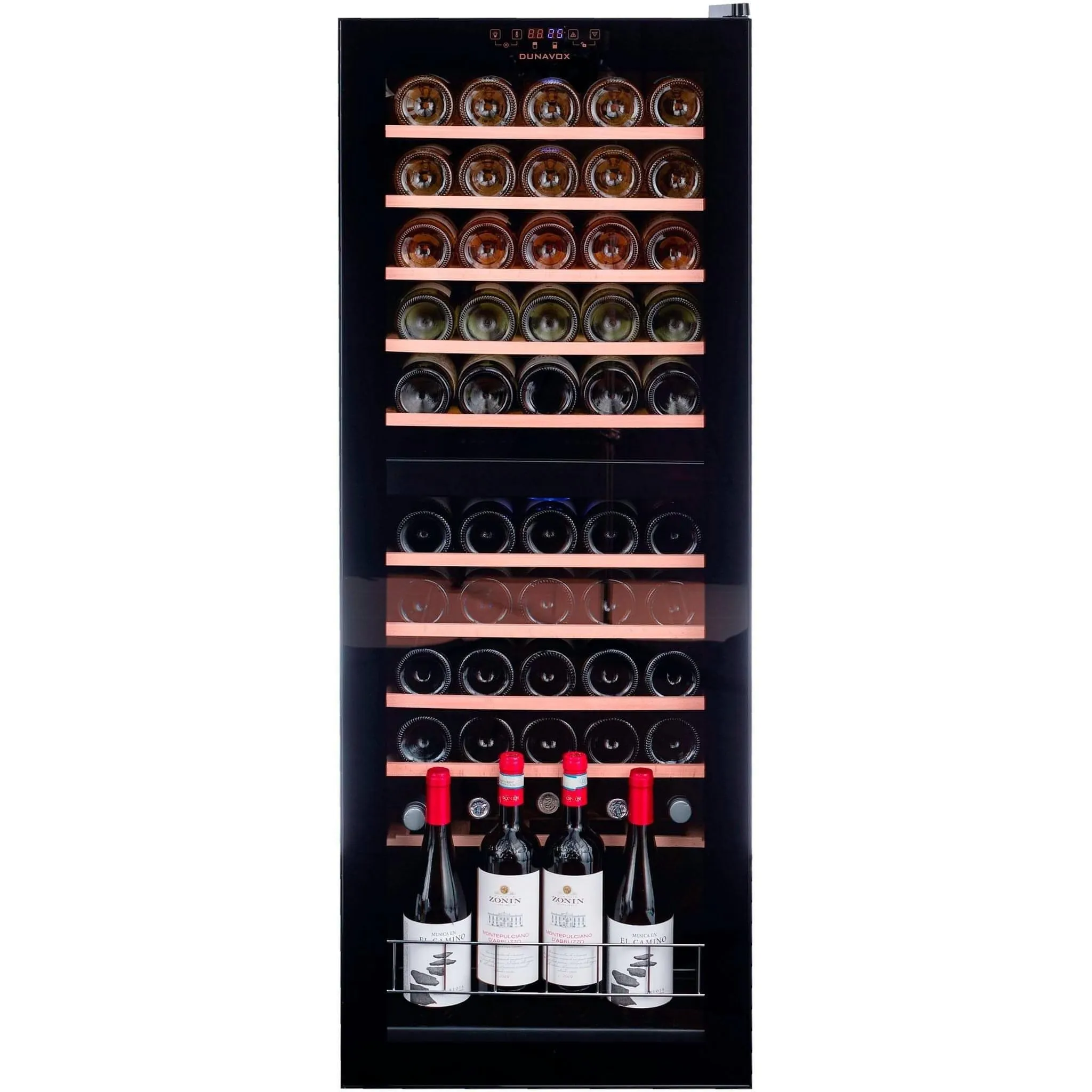 Dunavox HOME-50 - Dual Zone 50 Bottle - Freestanding Wine Cabinet DXFH-50.142