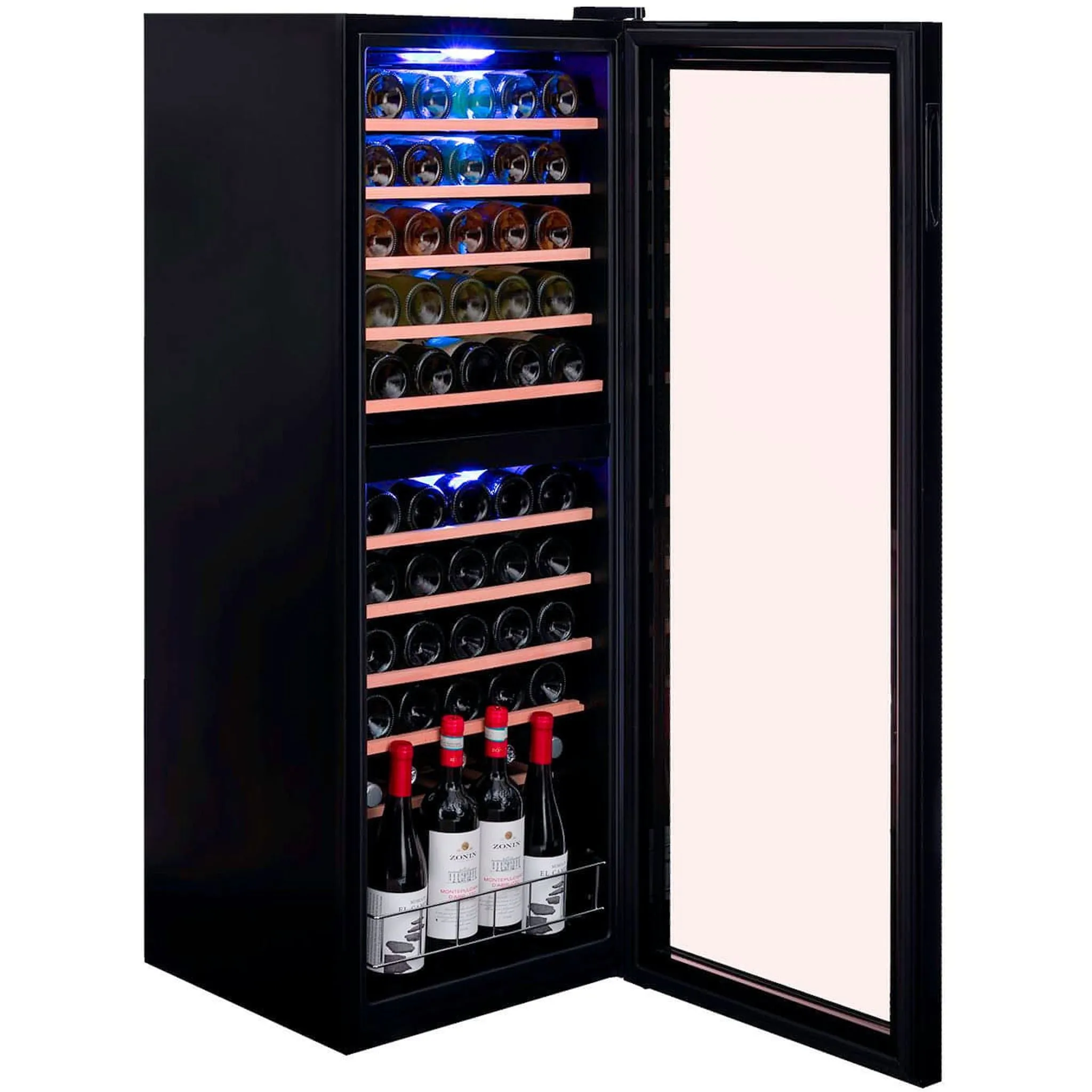 Dunavox HOME-50 - Dual Zone 50 Bottle - Freestanding Wine Cabinet DXFH-50.142