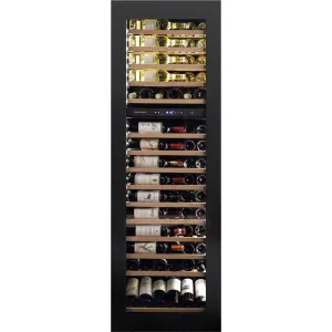 Dunavox HORIZON-114.TO - Dual Zone 114 Bottle - Integrated Wine Cooler - DAVG-114.288DB.TO