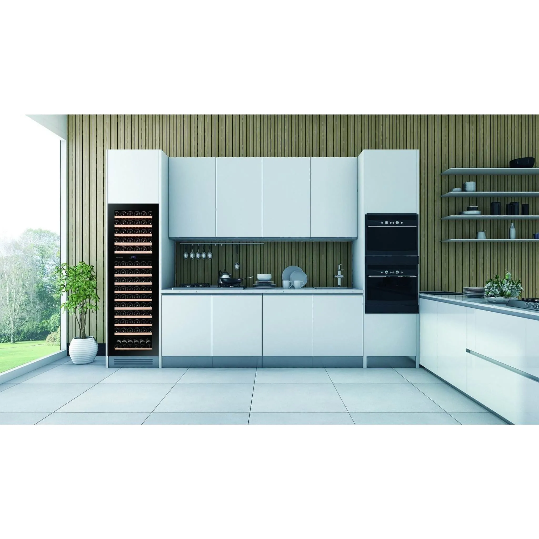 Dunavox HORIZON-114.TO - Dual Zone 114 Bottle - Integrated Wine Cooler - DAVG-114.288DSS.TO