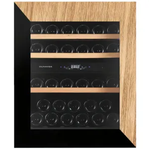 Dunavox HORIZON-32.TO - Dual Zone 32 Bottle - Fully Integrated Wine Cooler - DAVG-32.80DOP.TO