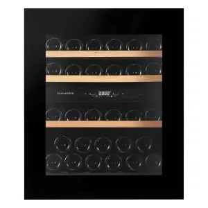 Dunavox HORIZON-32.TO - Dual Zone 32 Bottle - Integrated Wine Cooler - DAVG-32.80DB.TO