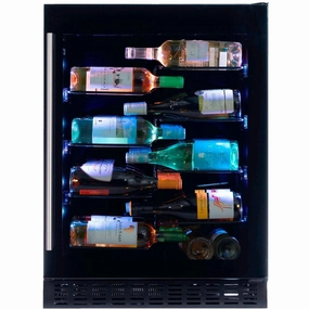Dunavox FLOW-40 - 600mm - 40 Bottle - Built In Wine Fridge - DAUF-40.138B appliances refrigerators champagne fridge wine cooler
