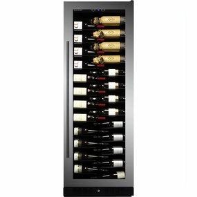 Dunavox GRANDE-143 - 655mm Width - 143 Bottles - Freestanding / Built in Tall Wine Fridge- DX-143.468SS appliances refrigerators champagne fridge wine cooler