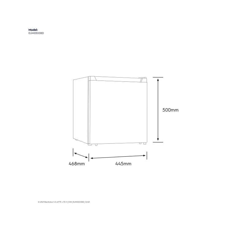 Electrolux EUM0500BD 44L Mini Bar fridge