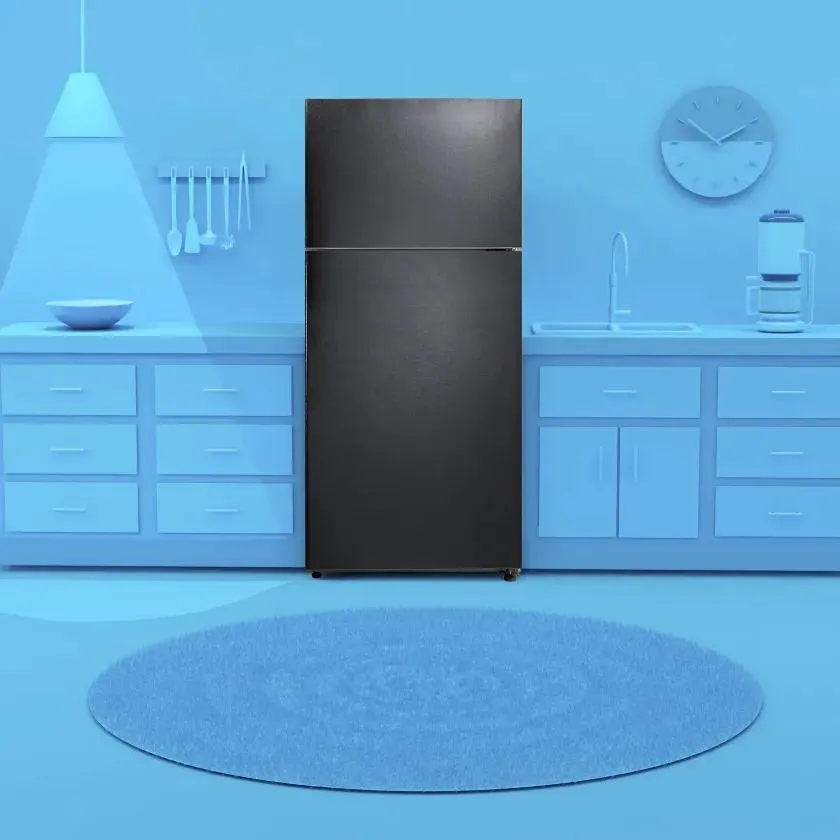 Element Appliance ERT18CSCB Element 18.0 Cu. Ft. Top Freezer Refrigerator - Black