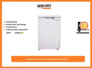 EuropAce EFZ 3101Y Compressor Chest Freezer