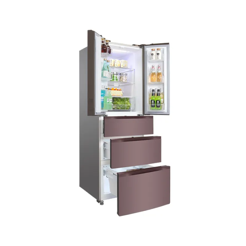 Europace ER9370WLG Latte Glass Multi-Door Versa Zone Fridge 288L ER 9370W
