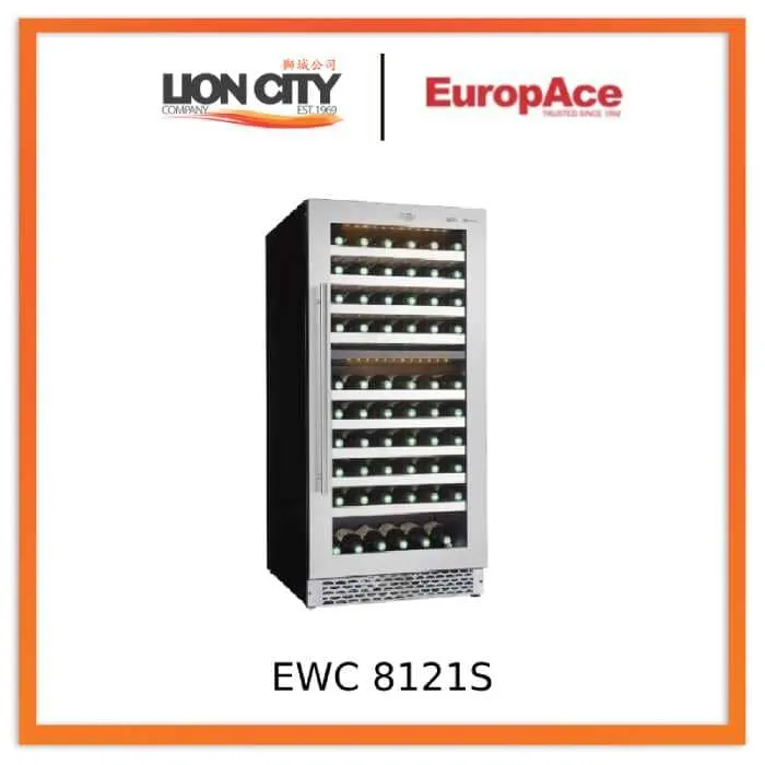 Europace EWC 8121S 120 Bottles Wine Chiller with Twin Cooling