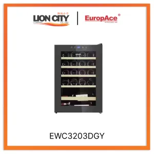 Europace EWC3203DGY 20 Bottles Wine Cooler
