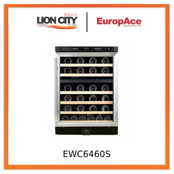 EuropAce EWC6460S Dual Zone Wine Cooler
