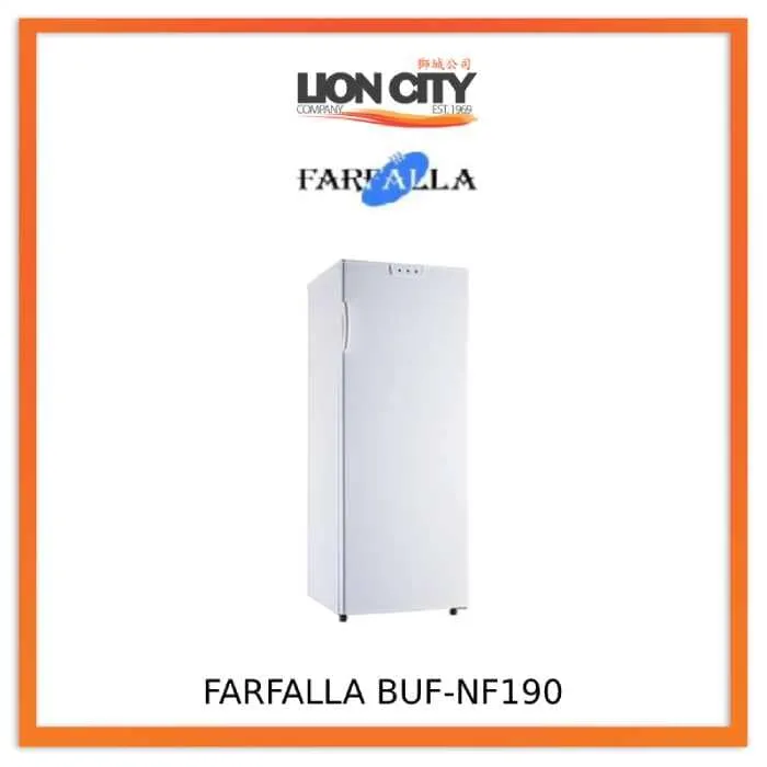 Farfalla BUF-NF190 Upright Freezer (190L)