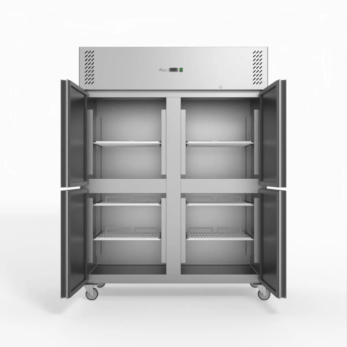 FED-X S/S Four Door Upright Freezer XURF1410S2V
