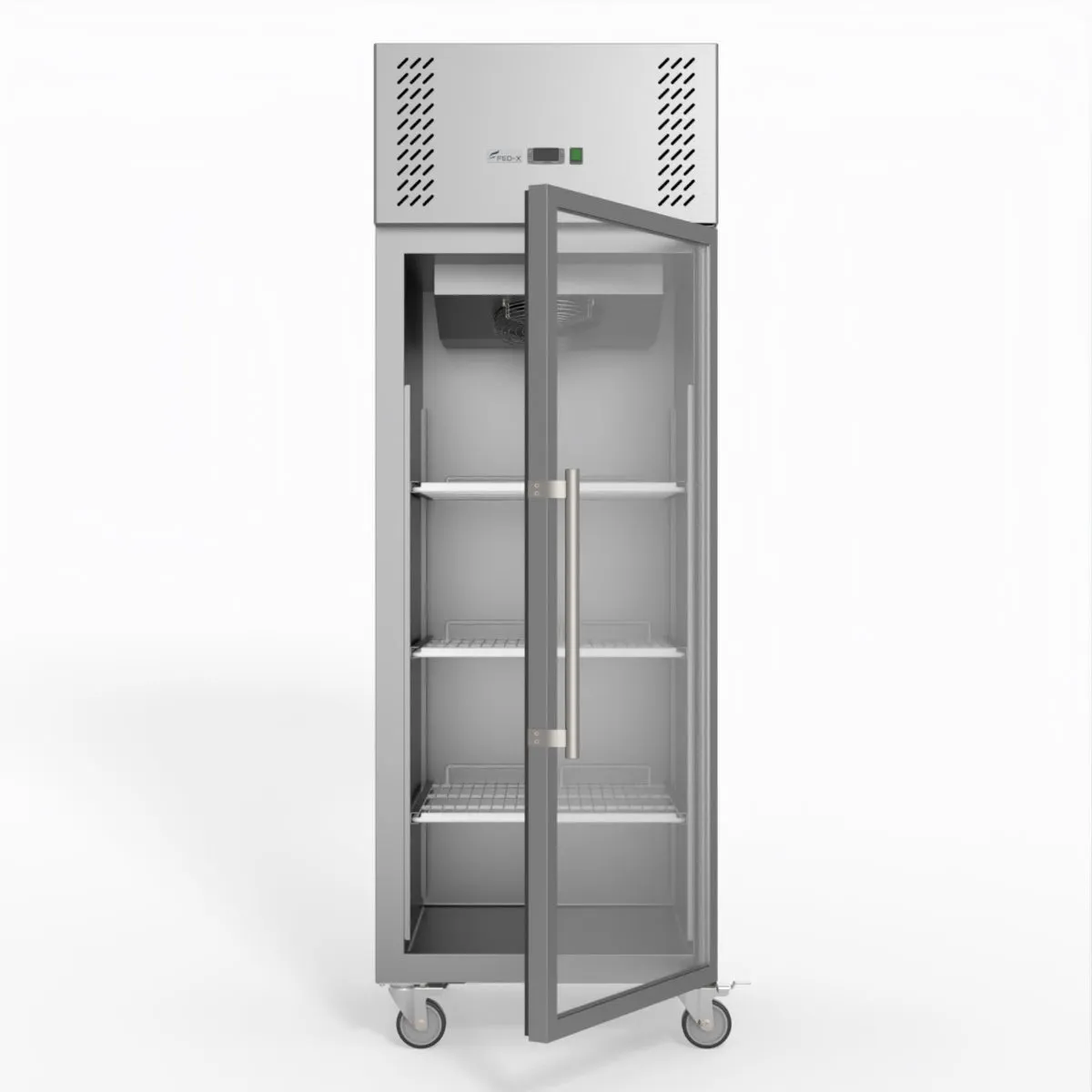 FED-X S/S Full Glass Door Upright Freezer XURF600G1V