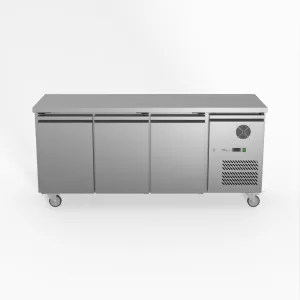 FED-X S/S Three Door Bench Freezer XUB6F18S3V