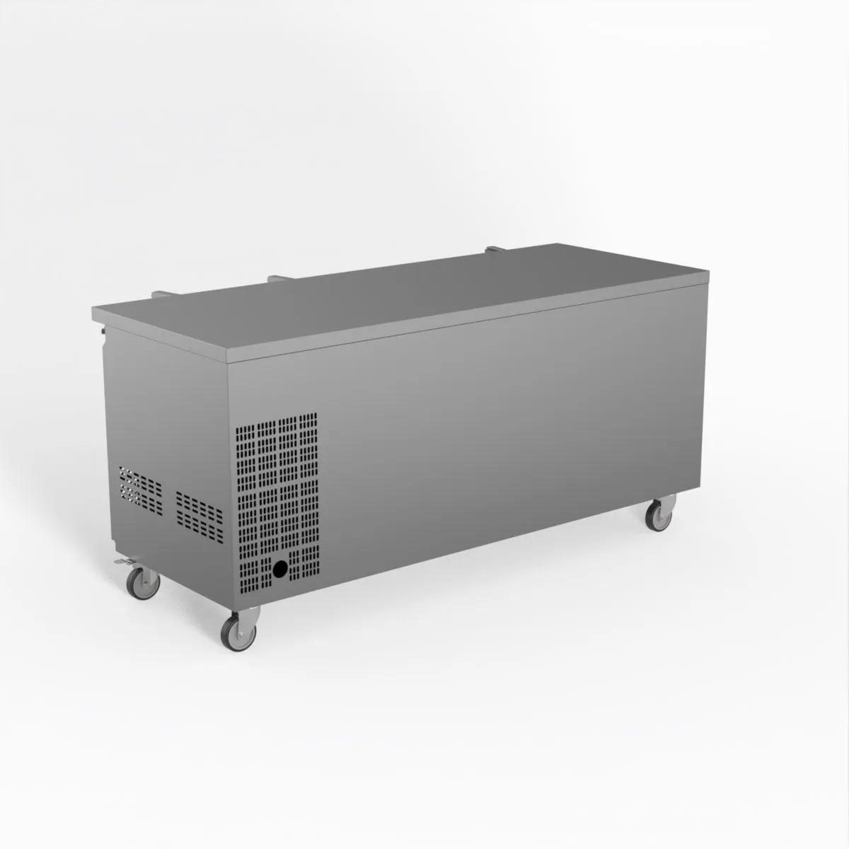 FED-X S/S Three Door Bench Freezer XUB7F18S3V