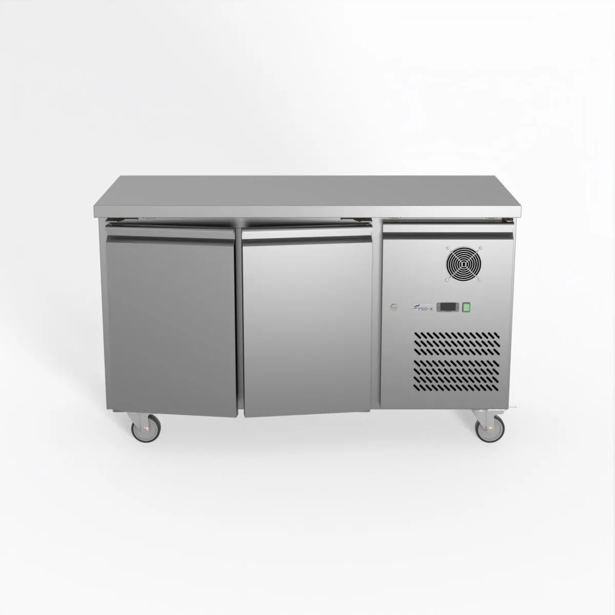 FED-X S/S Two Door Bench Freezer XUB6F13S2V