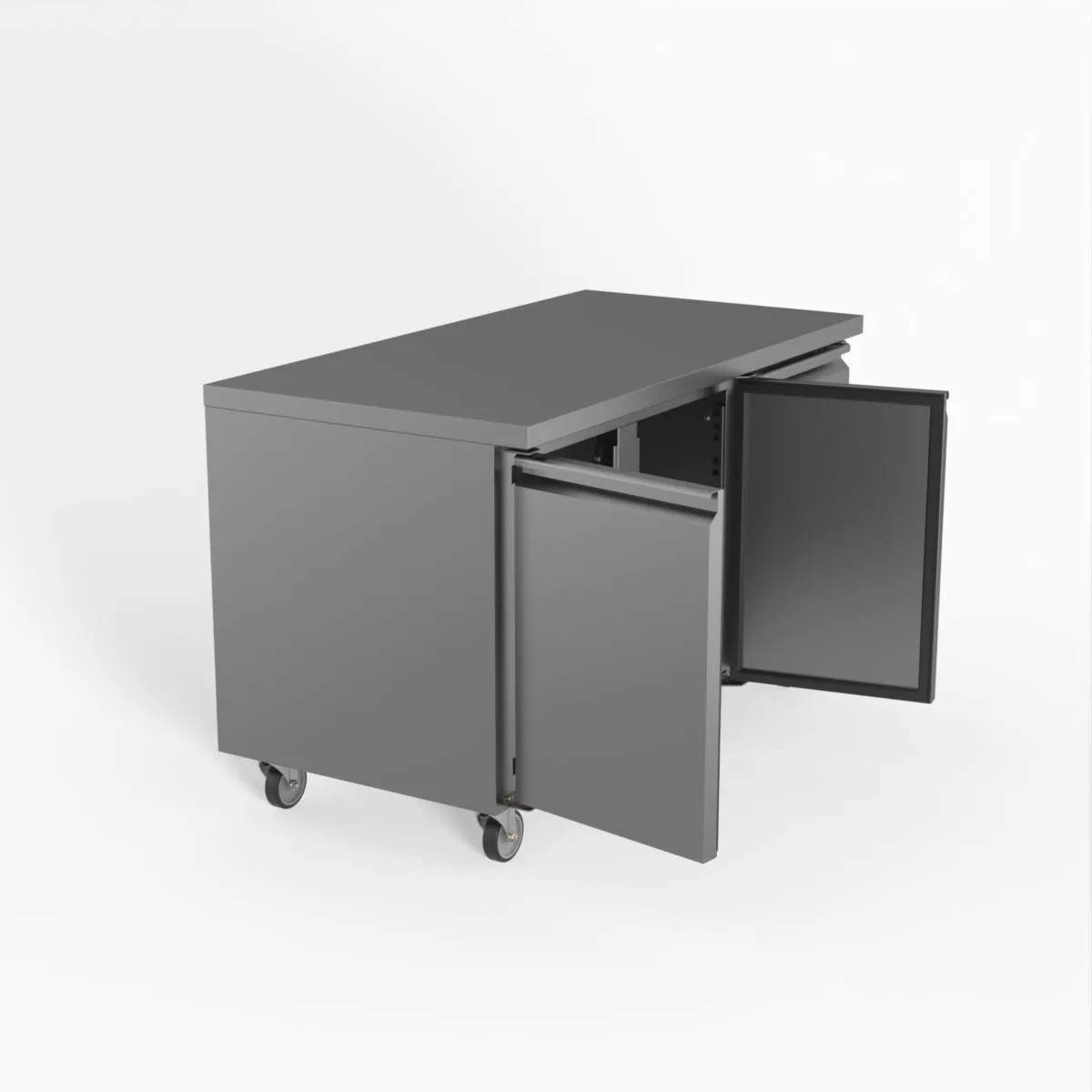 FED-X S/S Two Door Bench Freezer XUB7F13S2V