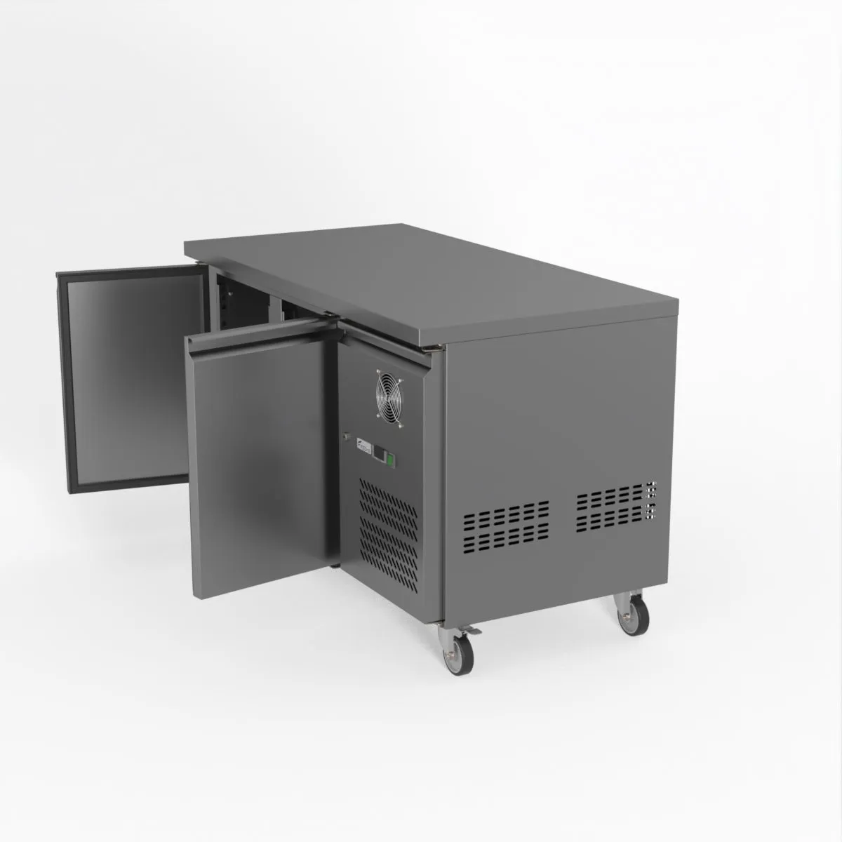 FED-X S/S Two Door Bench Freezer XUB7F13S2V