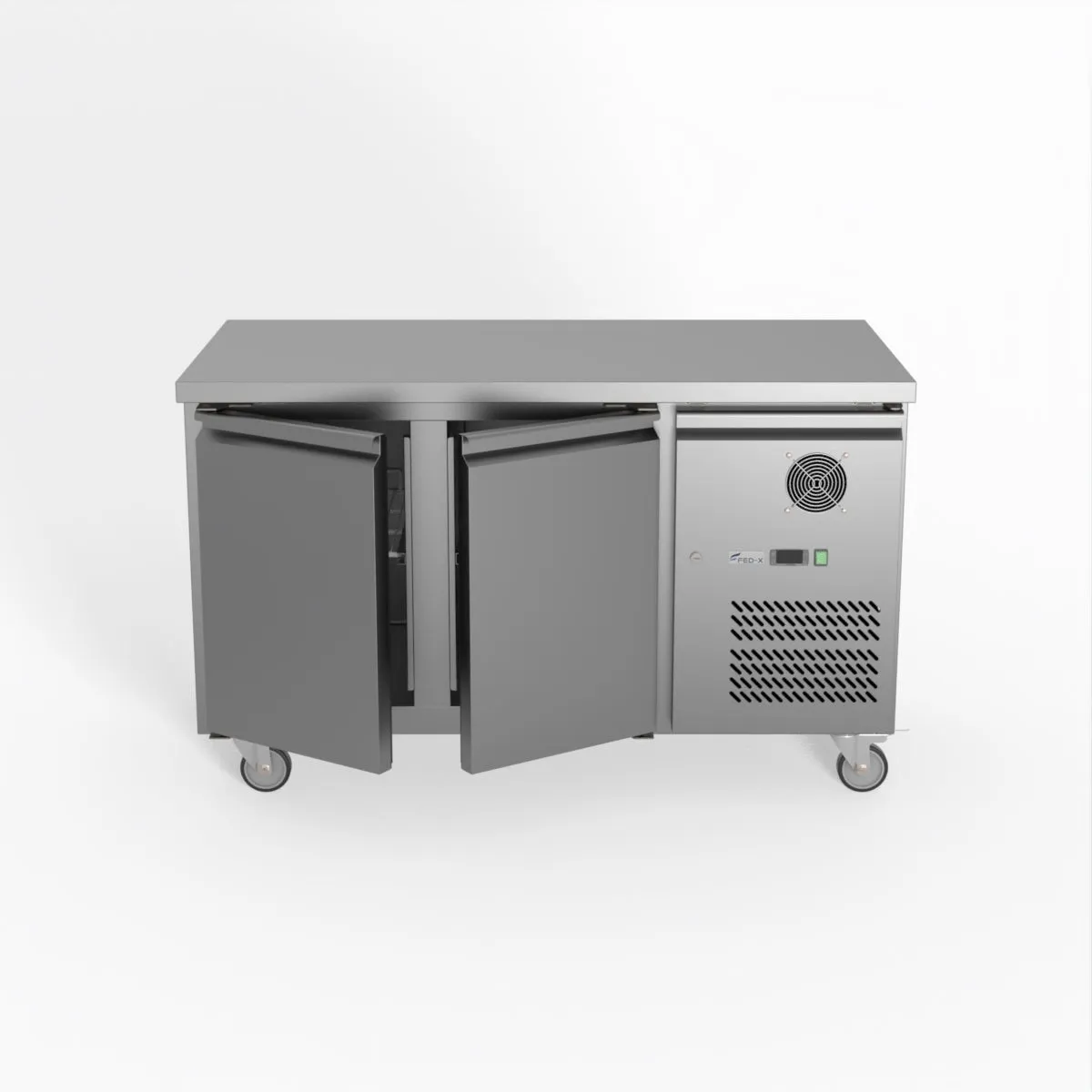 FED-X S/S Two Door Bench Freezer XUB7F13S2V