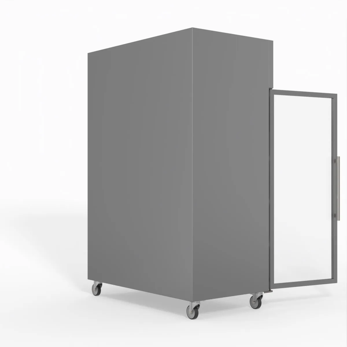 FED-X S/S Two Full Glass Door Upright Freezer XURF1200G2V