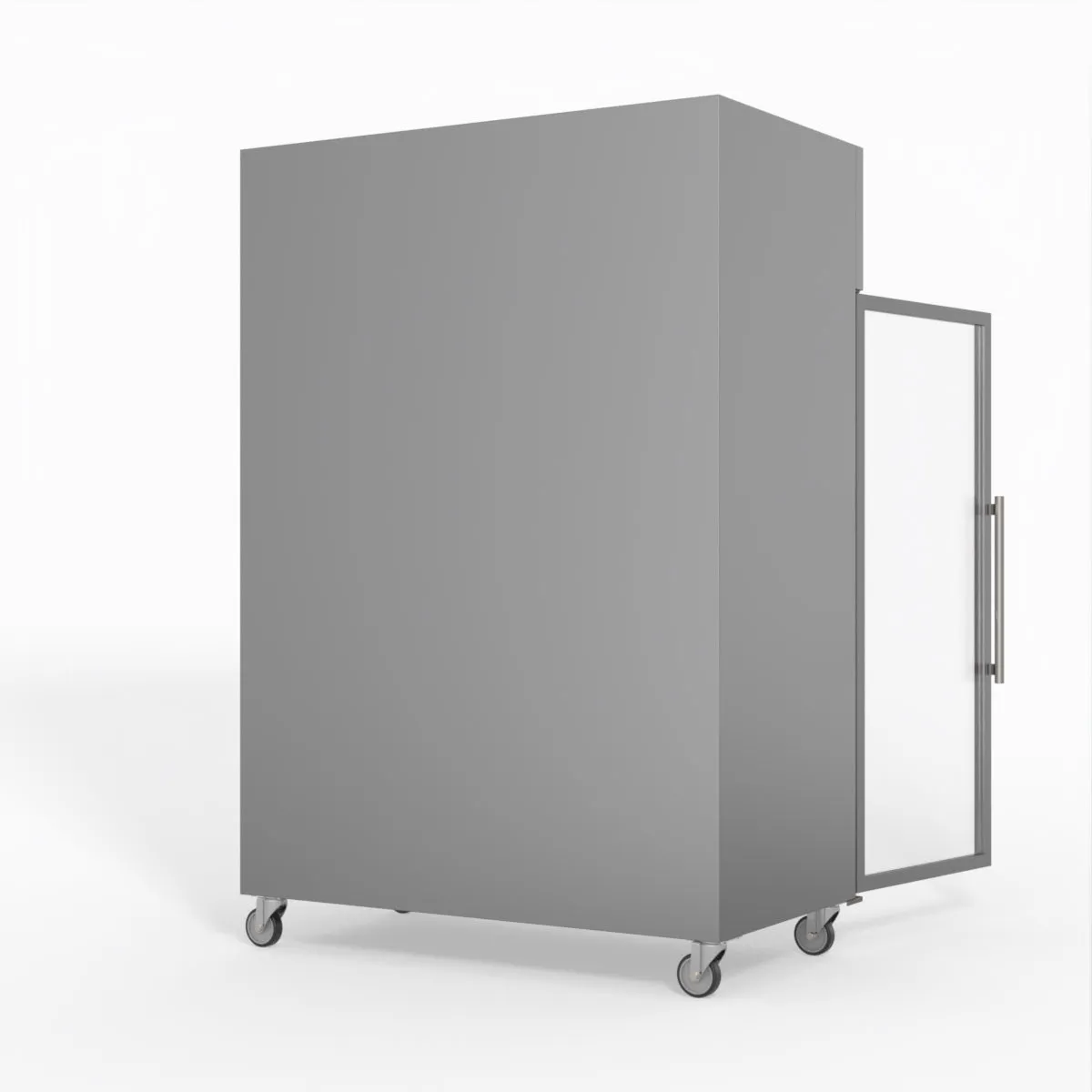 FED-X S/S Two Full Glass Door Upright Freezer XURF1200G2V