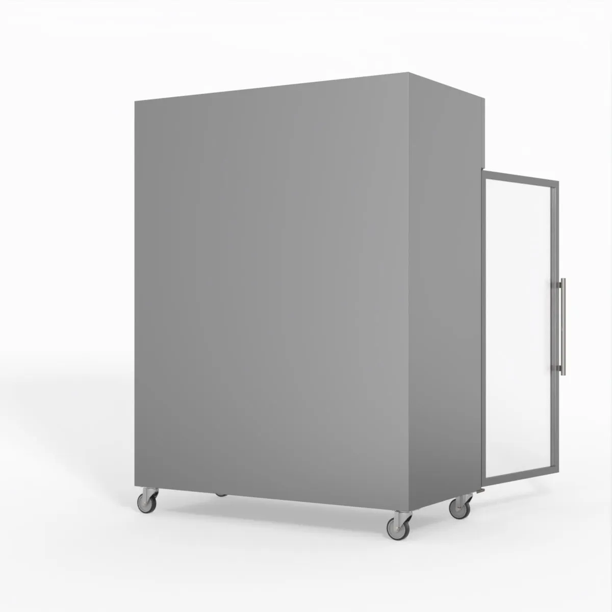 FED-X S/S Two Full Glass Door Upright Freezer XURF1410G2V