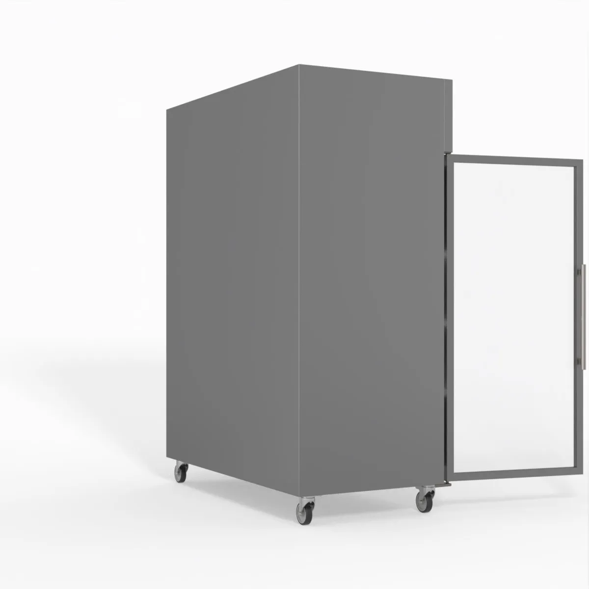 FED-X S/S Two Full Glass Door Upright Freezer XURF1410G2V