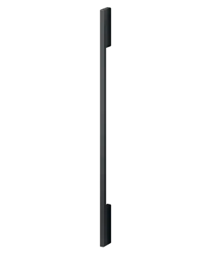 Fisher & Paykel AHD5RDB74B Square Fine Black Handle For Integrated Refrigerator Freezer, 24"
