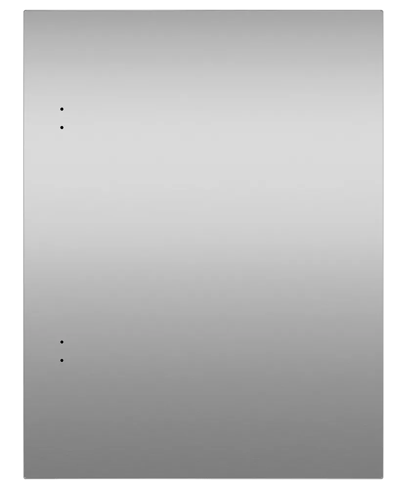 Fisher & Paykel RD2435R Solid Stainless Right-Hinge Door Panel For Integrated Undercounter Wine & Beverage, 60Cm