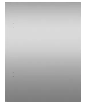 Fisher & Paykel RD2435R Solid Stainless Right-Hinge Door Panel For Integrated Undercounter Wine & Beverage, 60Cm
