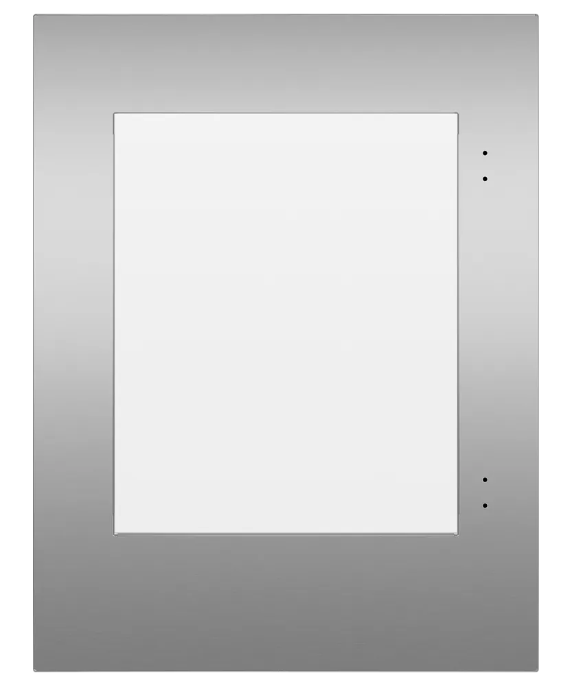 Fisher & Paykel RD2435VL Framed Stainless Left-Hinge Door Panel For Integrated Undercounter Wine & Beverage, 60Cm