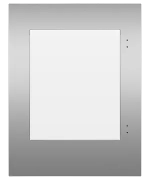 Fisher & Paykel RD2435VL Framed Stainless Left-Hinge Door Panel For Integrated Undercounter Wine & Beverage, 60Cm